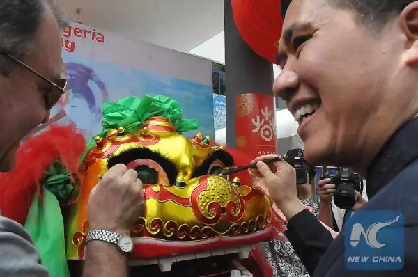 PHOTOS: Chinese Living In Nigeria Celebrate Chinese Year Of The Rooster